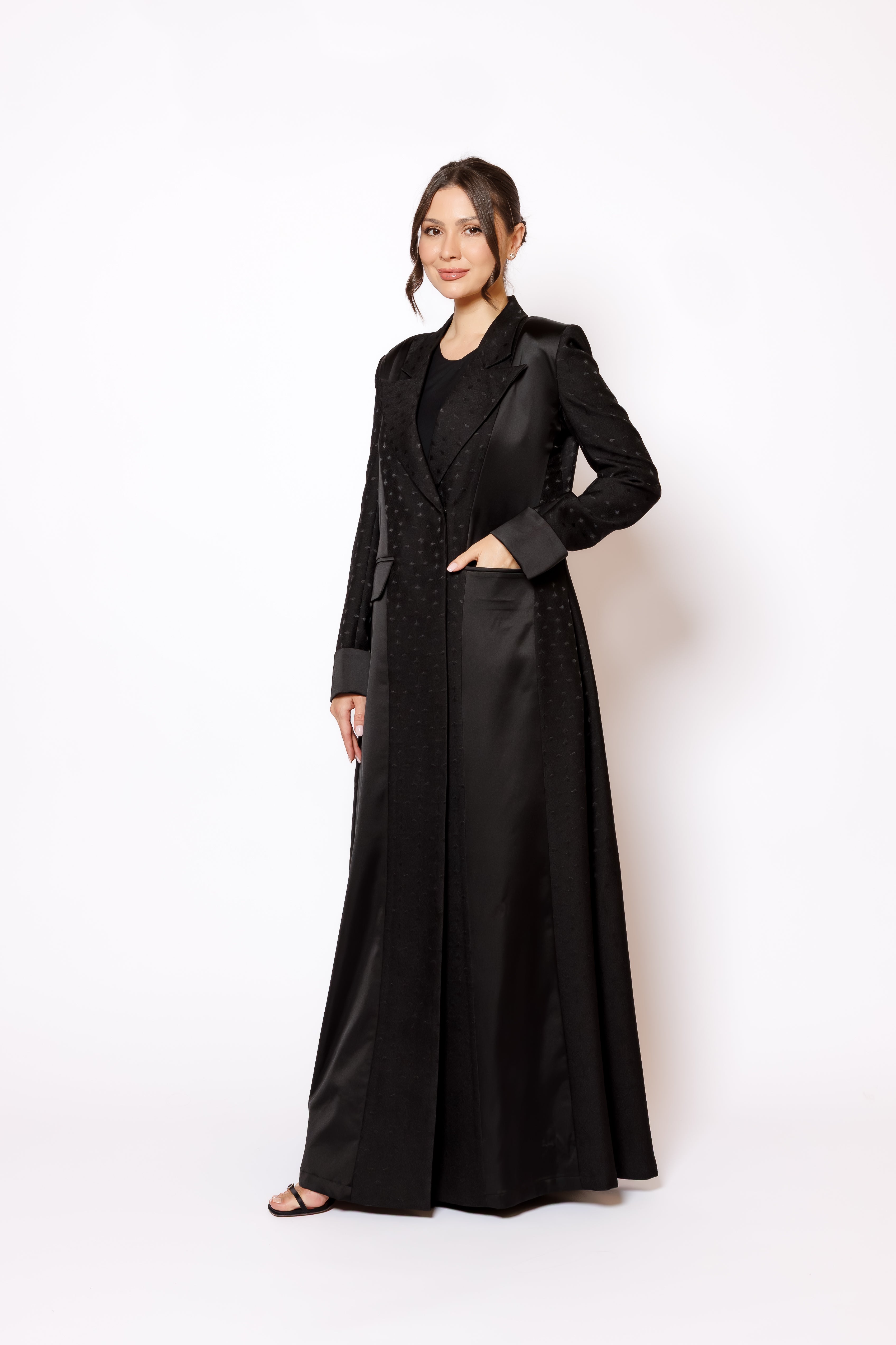 Sculptural Blazer Abaya