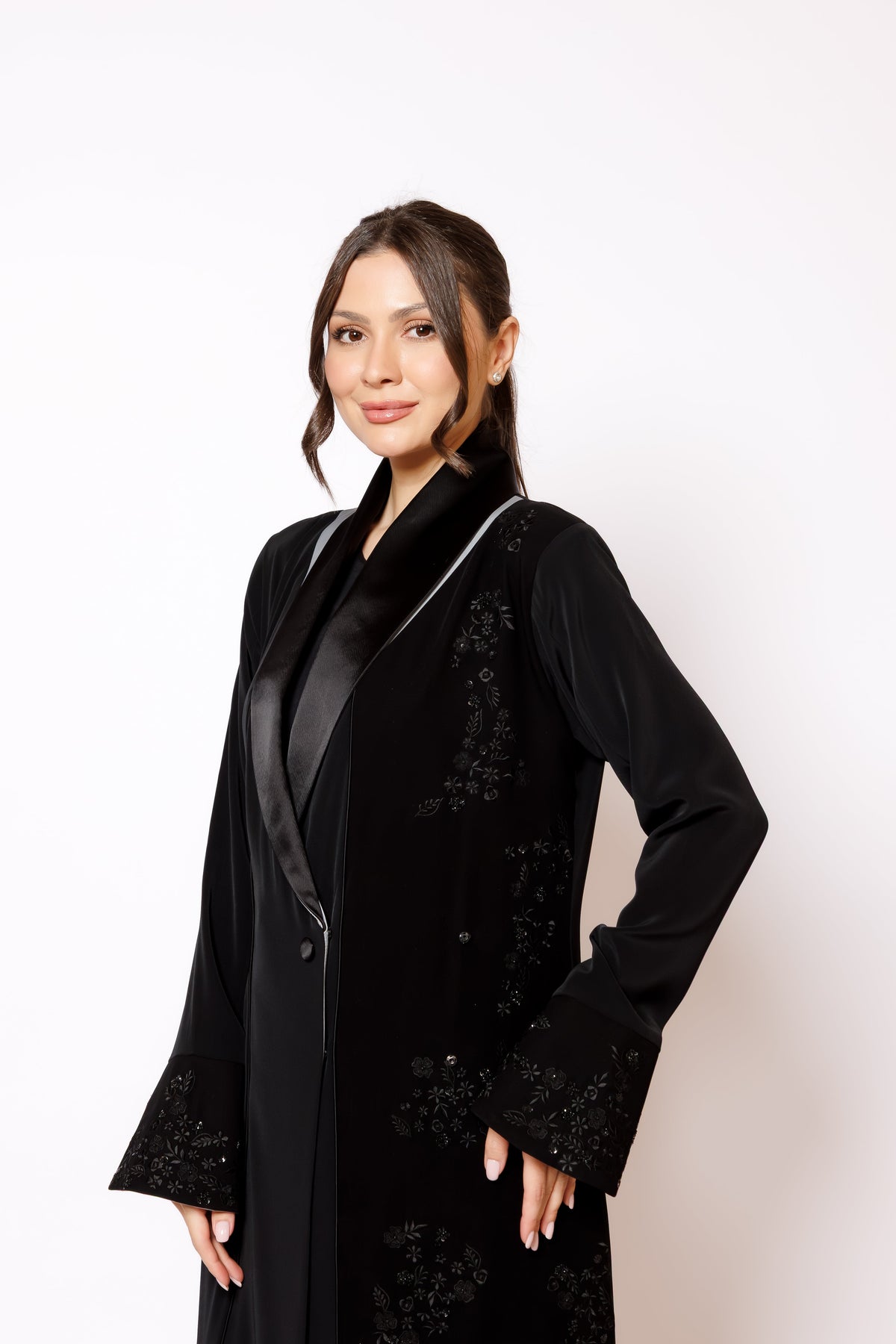 Black & Grey with Embroidery AB 0029