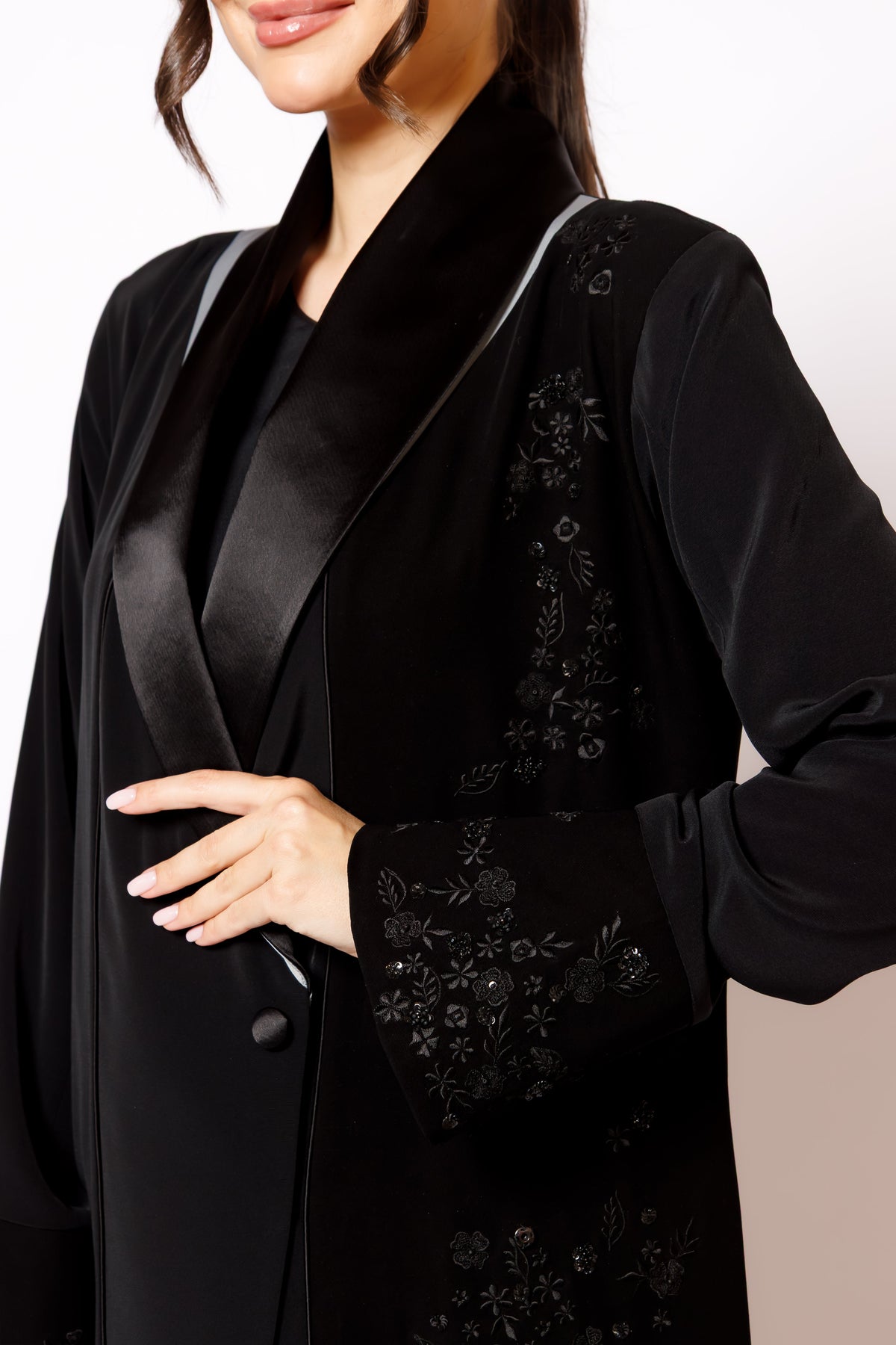 Black & Grey with Embroidery AB 0029