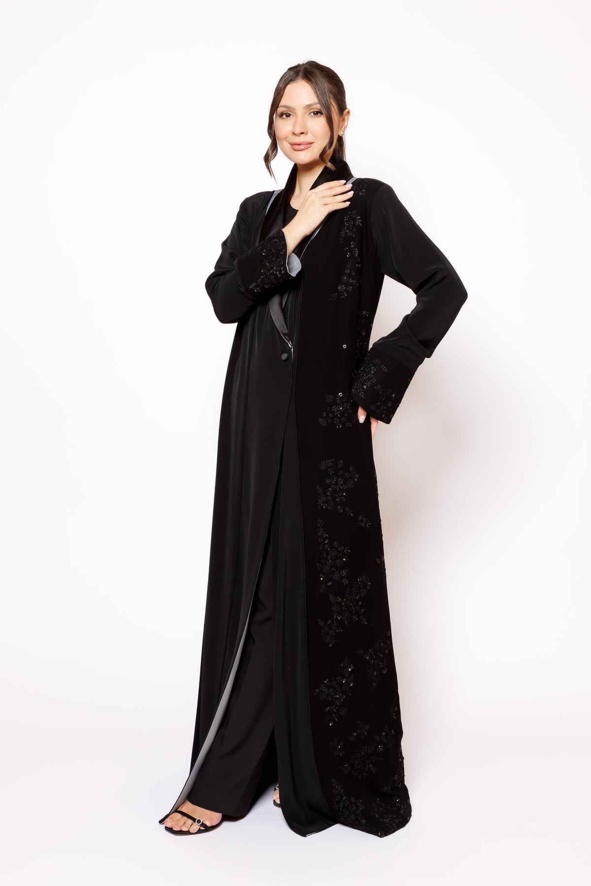 Black & Grey with Embroidery AB 0029
