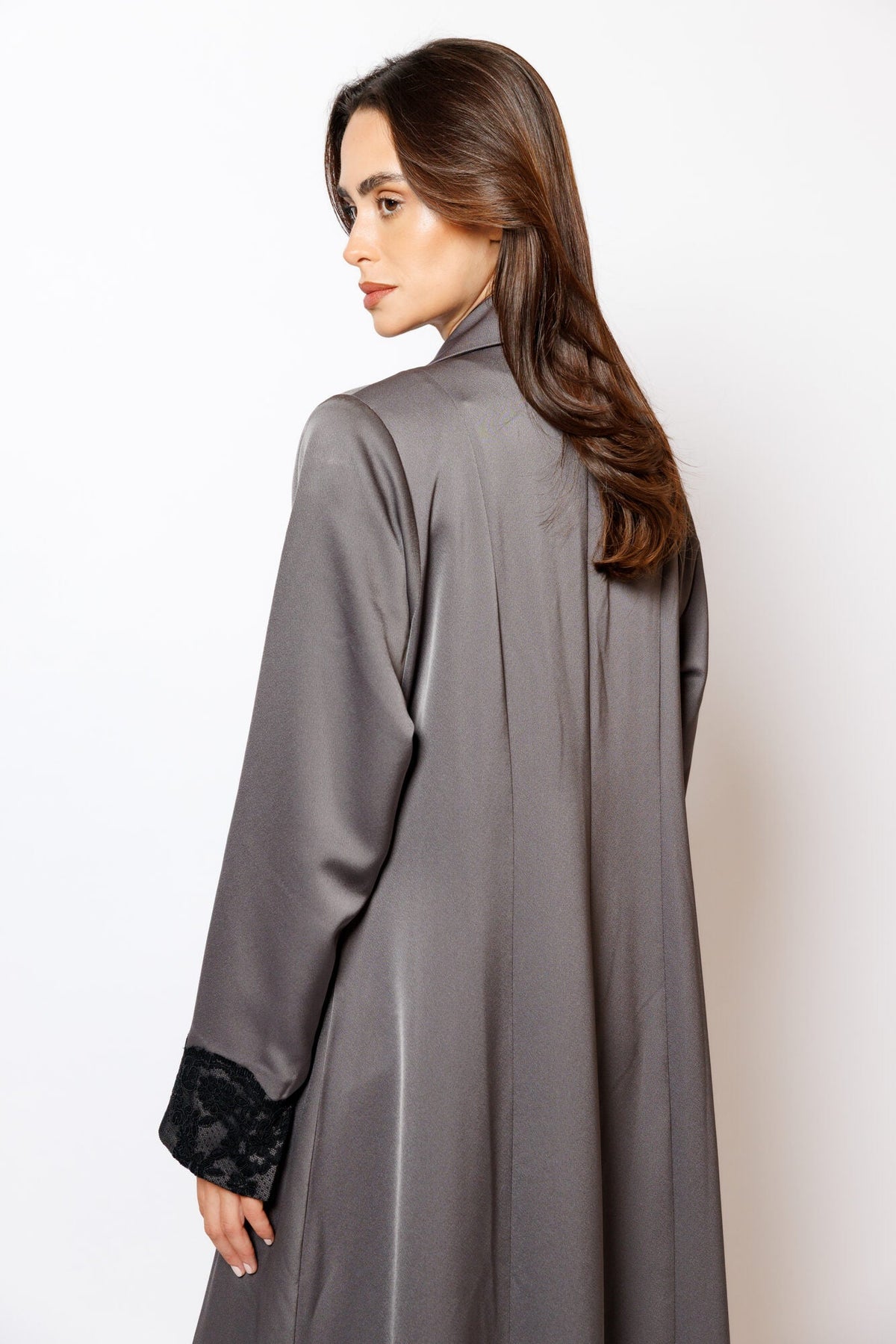 79 Dark green silk