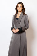 79 Dark green silk