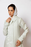 PN-15 Floral Green Linen Lace