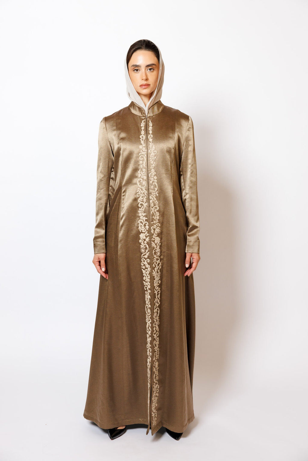 PN-12 Gold Brown embroidery