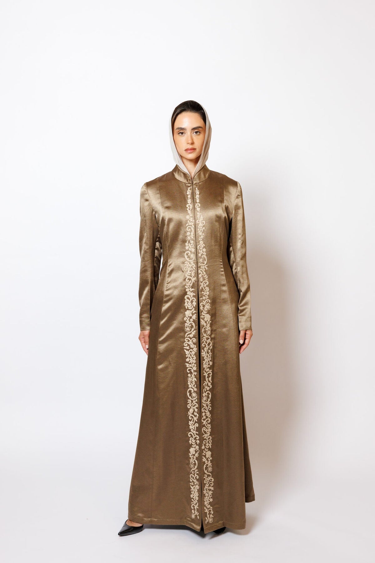 PN-12 Gold Brown embroidery