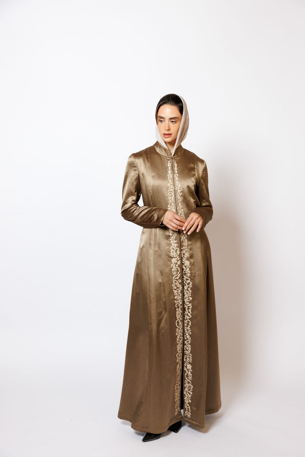 PN-12 Gold Brown embroidery