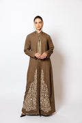 87 Gold Brown Embroidery