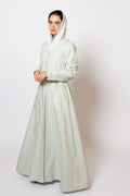 PN-10 Green Linen Embroidery