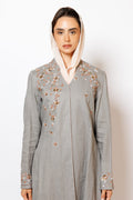 PN-09 Grey Embroidery Linen